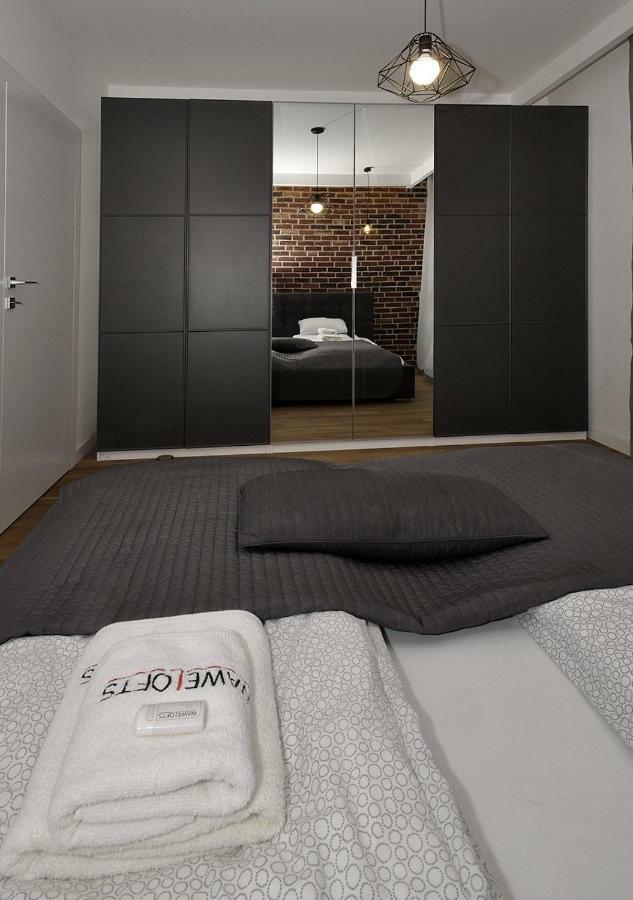 Apartament Zablocie Riverside Wawelofts Cracóvia Exterior foto